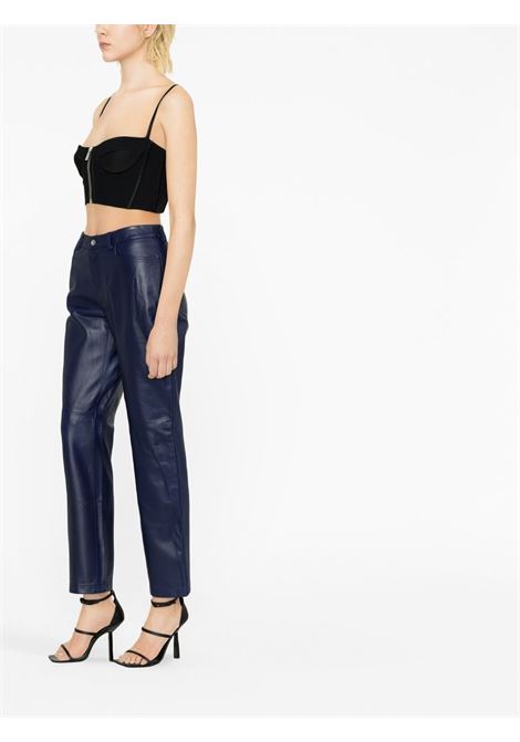 Blue straight-leg trousers - women PROENZA SCHOULER WHITE LABEL | WL2326100402